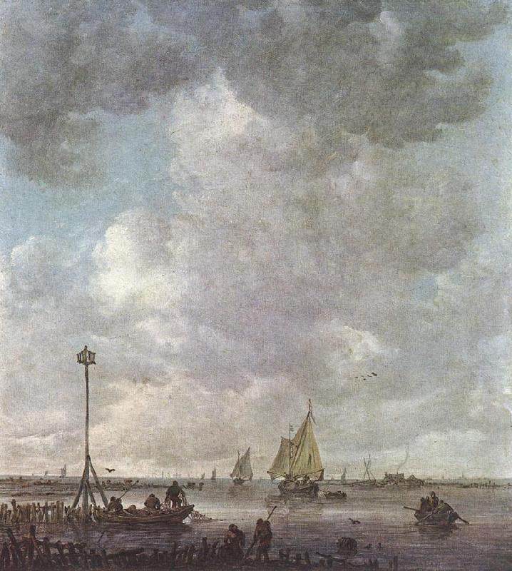 Jan van Goyen Marine Landscape with fishermen